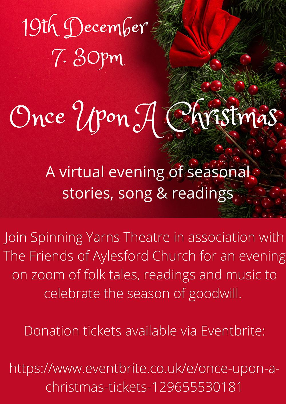 19th December 7. 30pm (3) 1000